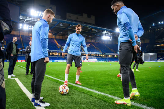Anders Christiansen, Eric Larsson and Martin Olsson of