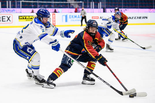 Leksands Agnez Svensson och Djurgårdens Alice Östensson