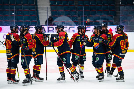 Djurgårdens spelare jublar