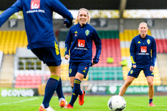 Elin Rubensson of the Swedish women's national football team
