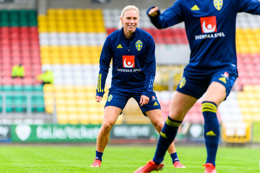 Jonna Andersson of the Swedish women's national football