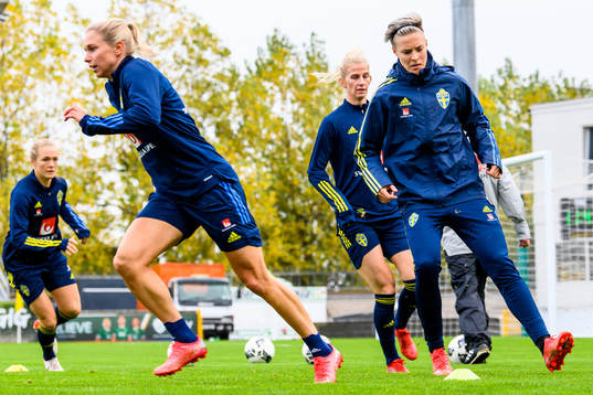 Jonna Andersson, Lina Hurtig and Sofia Jakobsson of the