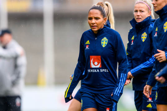 Madelen Janogy of the Swedish women's national football team