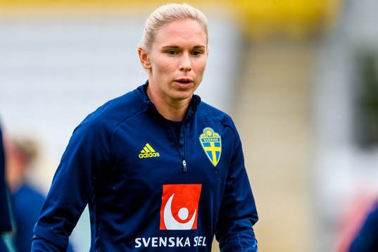 Jonna Andersson of the Swedish women's national football