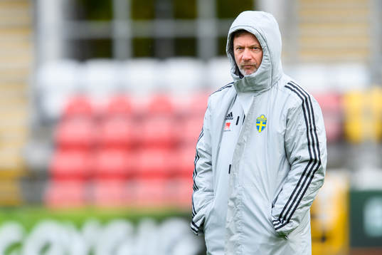 Peter Gerhardsson, head coach of the Swedish women's