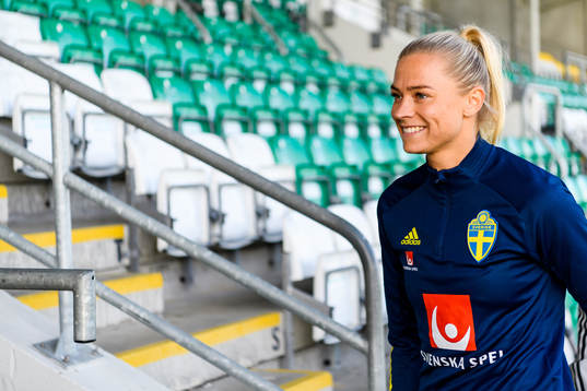 Fridolina Rolfö  of the Swedish women's national football