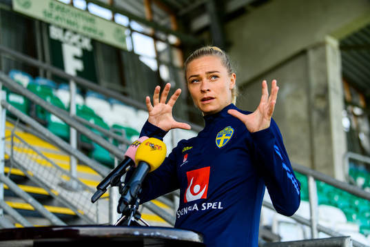 Fridolina Rolfö of the Swedish women's national football
