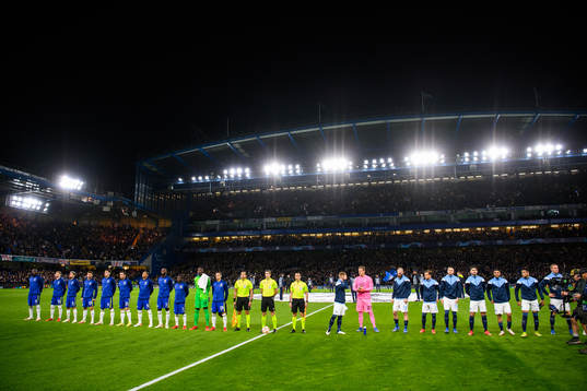 Players of Chelsea and of Malmö FF
