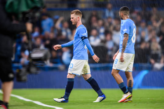 Anders Christiansen of Malmö FF looks dejected