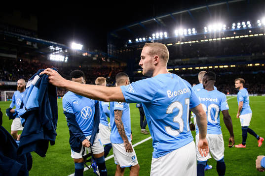 Franz Brorsson of Malmö FF prior to the UEFA Champions