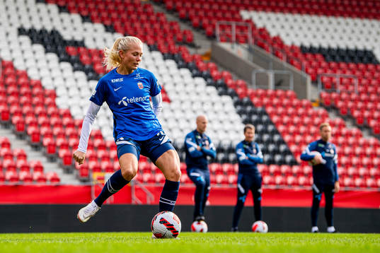 Guro Bergsvand of the Norwegian women's national football
