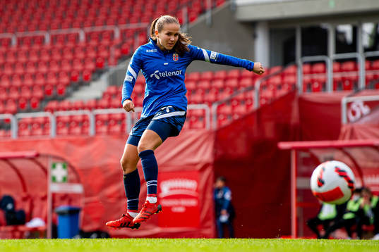 Guro Reiten of the Norwegian women's national football team