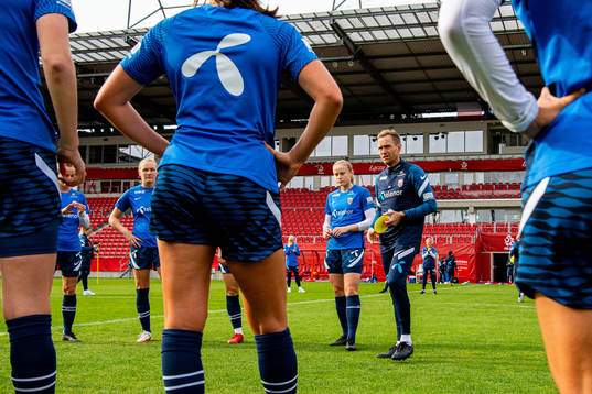 Martin Sjögren, head coach of the Norwegian women's