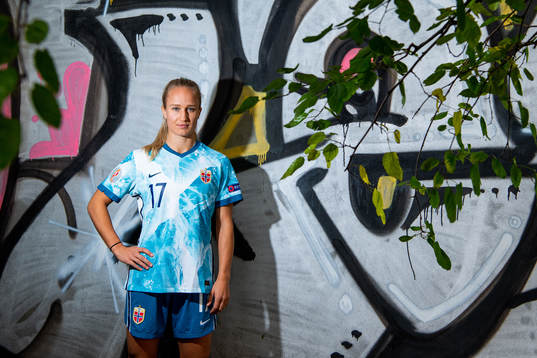 Maria Olsvik of the Norwegian women’s national football