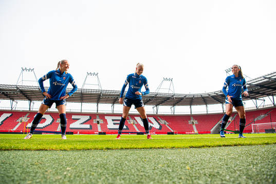 Frida Maanum, Karina Sævik and Ingrid Syrstad Engen of the