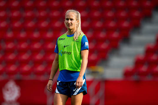 Maria Olsvik of the Norwegian women's national football team