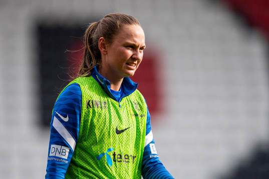 Vilde Hasund of the Norwegian women's national football team