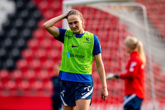 Vilde Hasund of the Norwegian women's national football team