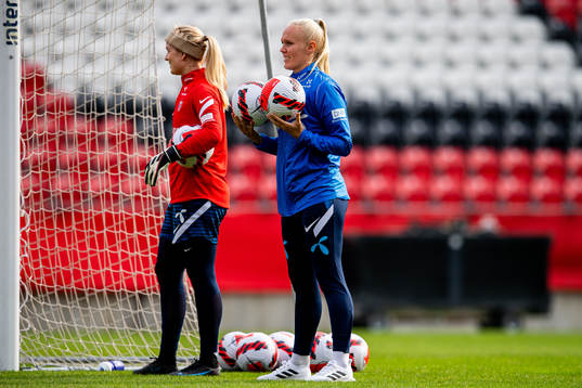 Maria Thorisdottir of the Norwegian women's national