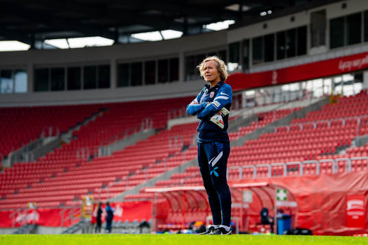 Gunnvor Halmøy, physical coach of the Norwegian women's