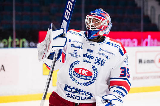 Oskarshamns målvakt Joe Cannata