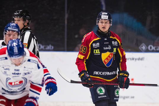 Djurgårdens Rhett Rakhshani deppar