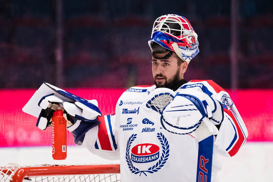 Oskarshamns målvakt Joe Cannata