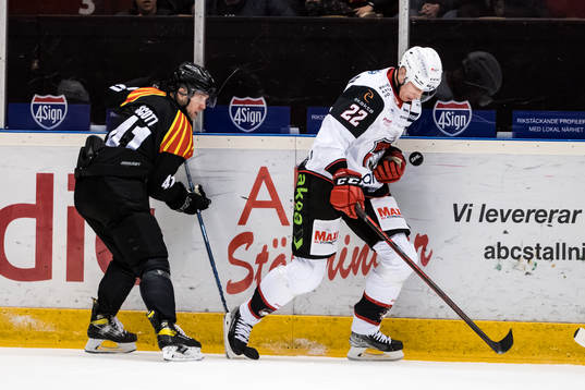 Brynäs Greg Scott och Malmö Redhawks Lars Bryggman