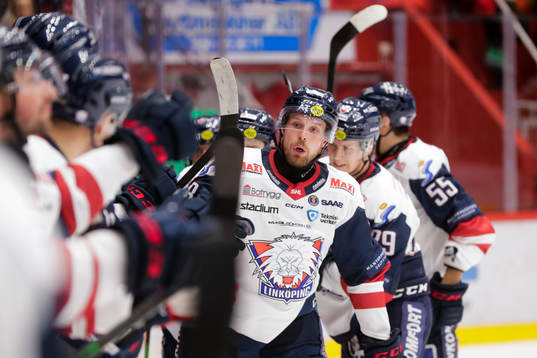 Linköpings Alexander Johansson jublar