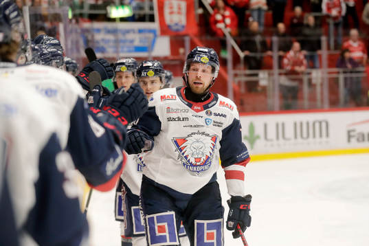 Linköpings Alexander Johansson jublar