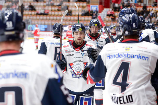 Linköpings Robert  Lantosi jublar