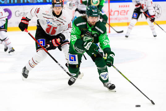 Örebros Rodrigo Abolsoch och Färjestads Linus Johansson