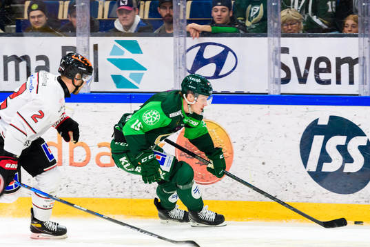 Örebros Rasmus Rissanen och Färjestads Gustav Rydahl