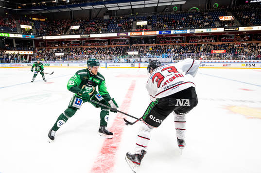 Färjestads Jacob de la Rose och Örebros Christopher