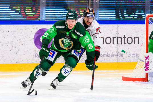 Färjestads Gustav Rydahl och Örebros Oliver Eklind