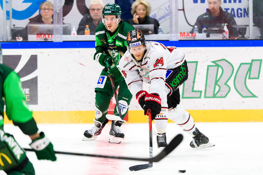 Färjestads Joakim Nygård och Örebros Jani Lajunen