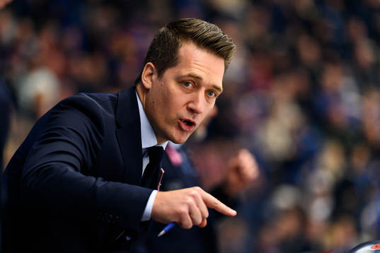 Växjös tränare Sam Hallam