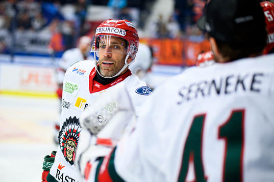 Frölundas Joel Lundqvist jublar