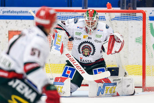 Frölundas målvakt Matthew Tomkins