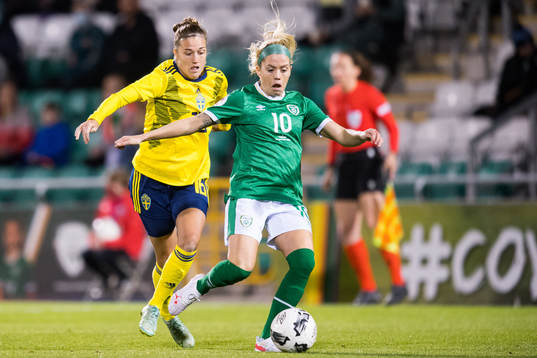 Filippa Angeldahl of Sweden and Denise O'Sullivan of Ireland