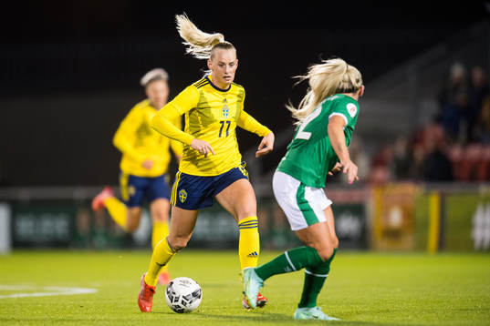 Stina Blackstenius of Sweden