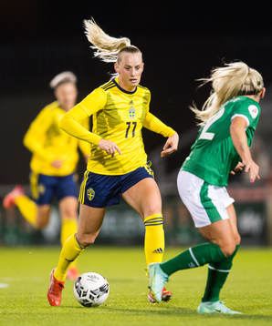 Stina Blackstenius of Sweden