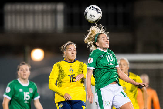 Filippa Angeldahl of Sweden and Denise O'Sullivan of Ireland