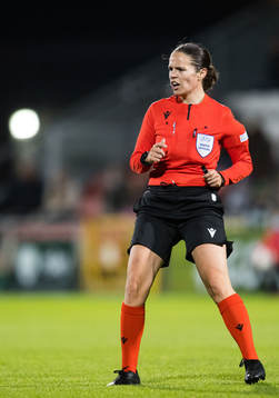 Referee Deborah Anex