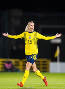 Amanda Ilestedt of Sweden