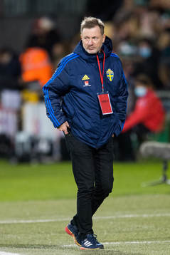 Peter Gerhardsson, head coach of Sweden