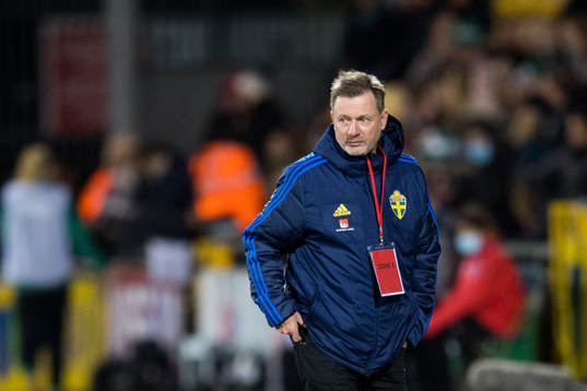 Peter Gerhardsson, head coach of Sweden