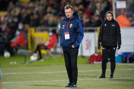 Peter Gerhardsson, head coach of Sweden