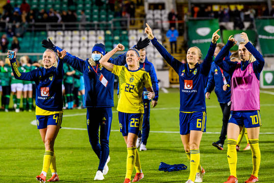 Hanna Glas, Fridolina Rolfö, Olivia Schough, Magdalena