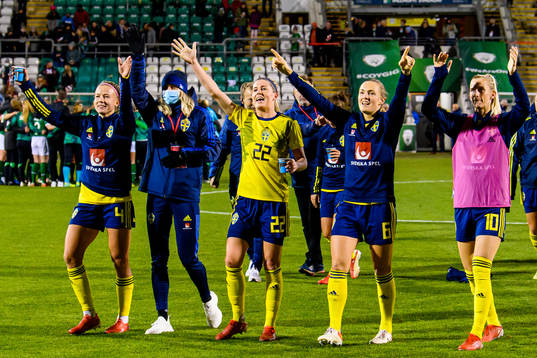 Hanna Glas, Fridolina Rolfö, Olivia Schough, Magdalena